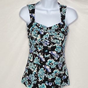 WHBM Floral Sleeveless Tank